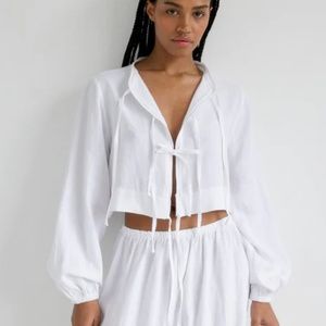 Boheme Goods tie top linen